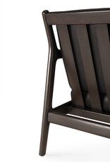 Jack Lounge Chair, Black Leather