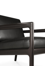 Jack Lounge Chair, Black Leather