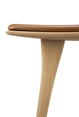 Osso Counter Stool, Oak and Cognac Leather