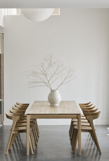 Bok Extendable Dining Table, Oak Rectangular, 79/118in