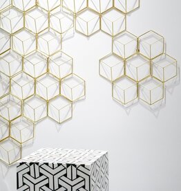 Hex Grid Wall Art