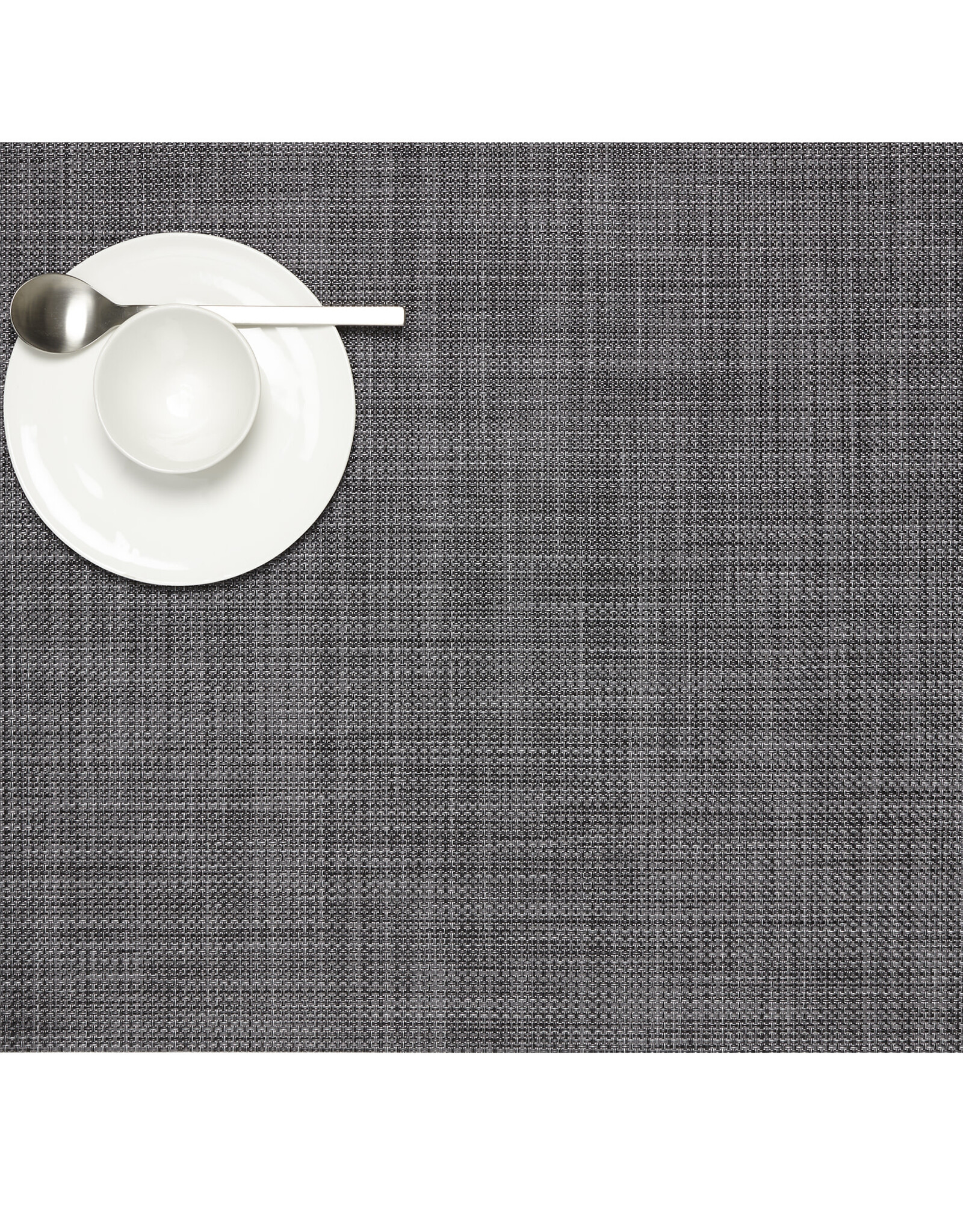Chilewich Minibasket Table Mat 14X19, Cool Grey