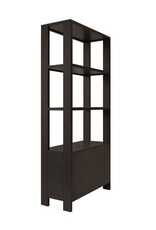 Worlds Away Davie Etagere, Espresso Oak