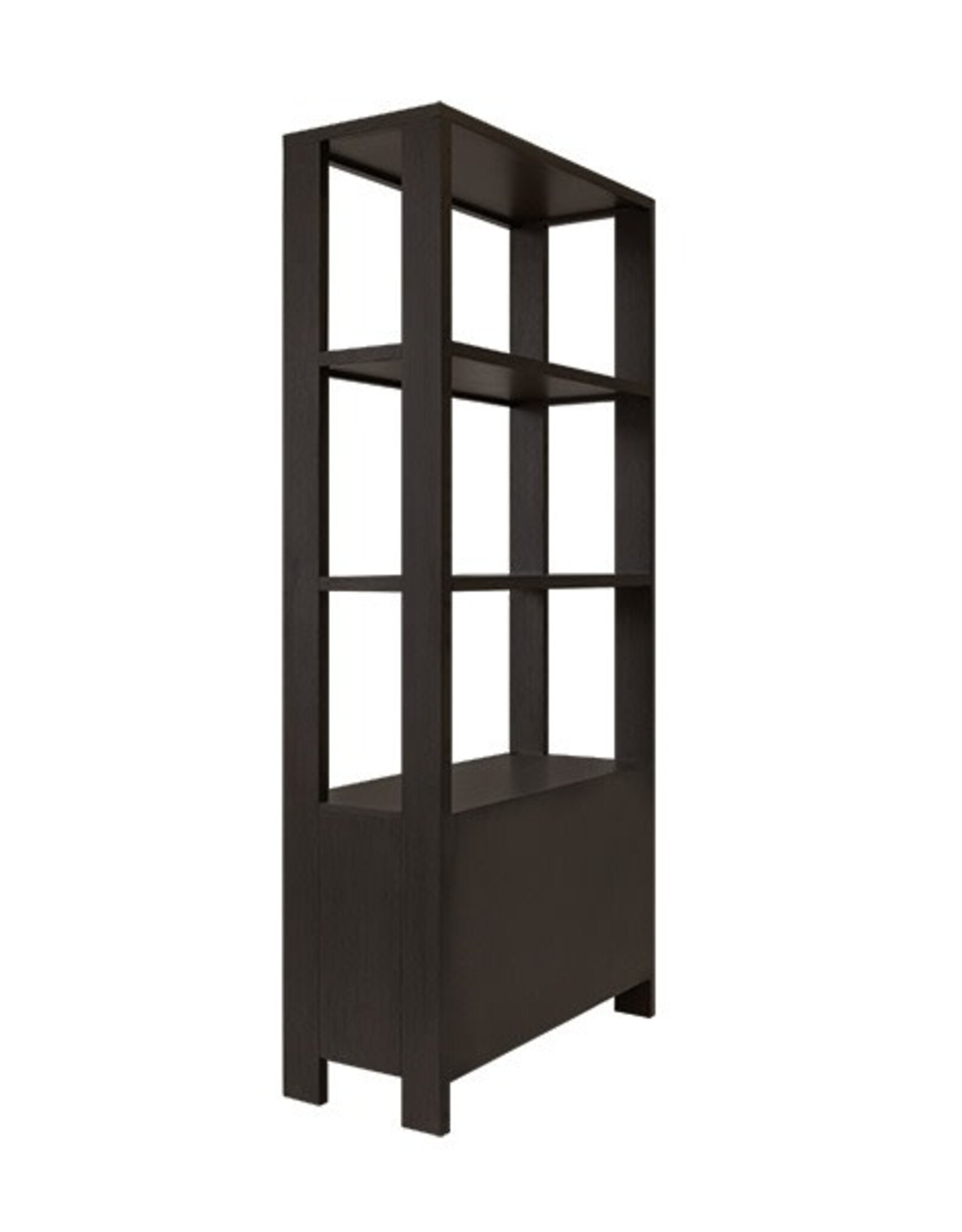 Worlds Away Davie Etagere, Espresso Oak