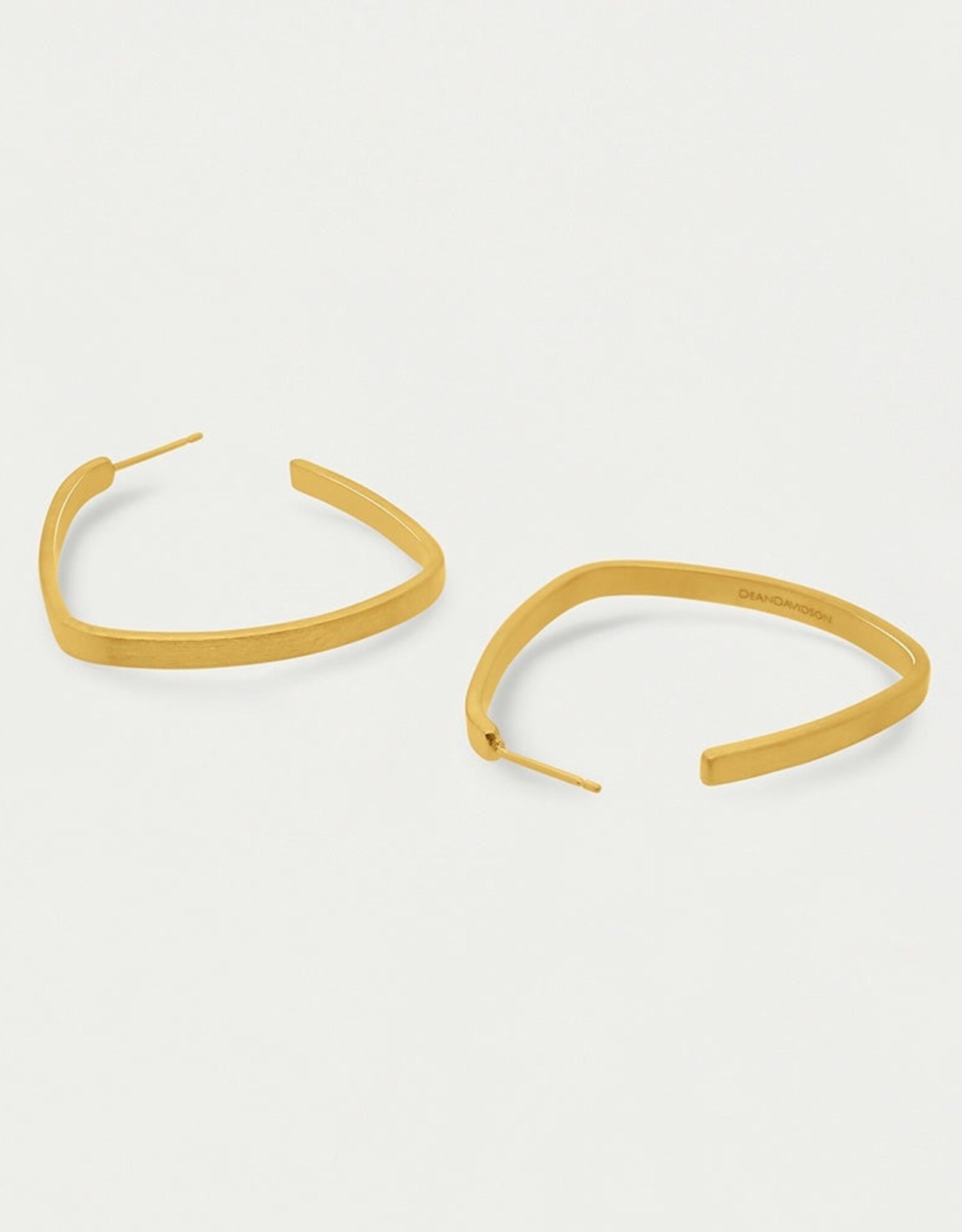 Dean Davidson Small Square Hoops, Gold