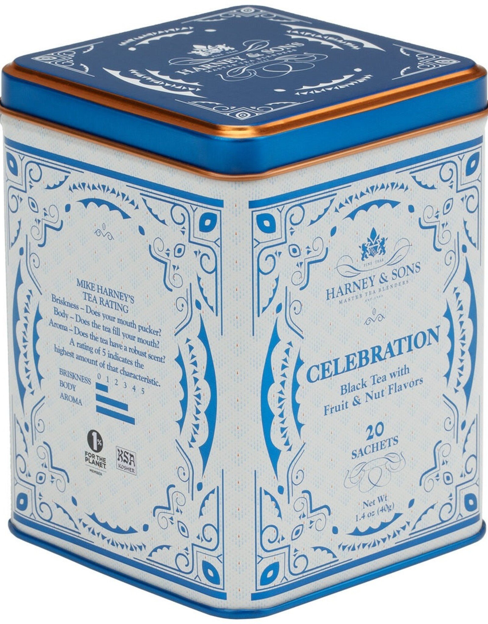 Harney and Sons Tea Celebration Sachets, 20 Count