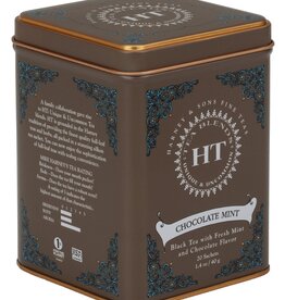 Harney and Sons Tea Chocolate Mint Sachets, 20 Count