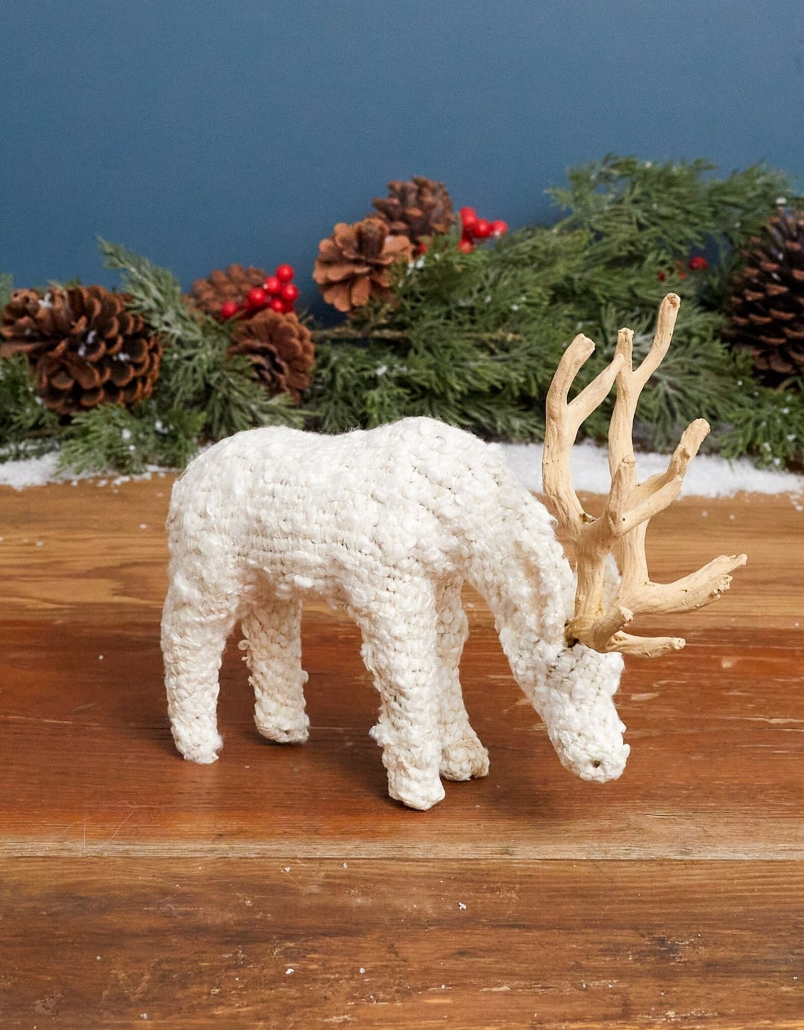 Be Home Grazing Boucle Reindeer, Small
