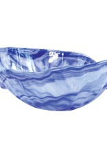 Vietri Onda Glass Cobalt Round Bowl