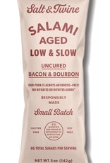 Salt and Twine Uncured Bacon and Bourbon Salami