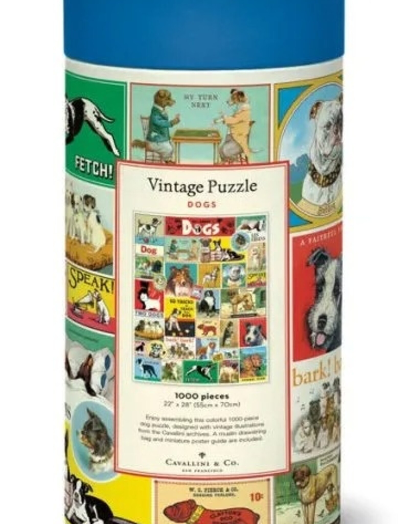 Cavallini and Co. Dogs 1,000 piece Puzzle