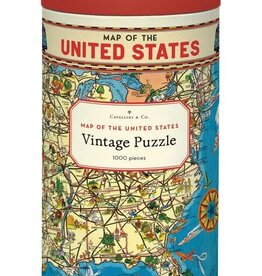 Cavallini and Co. USA Map 1,000 piece Puzzle