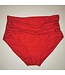 Bas De Bikini Rouge Croisé