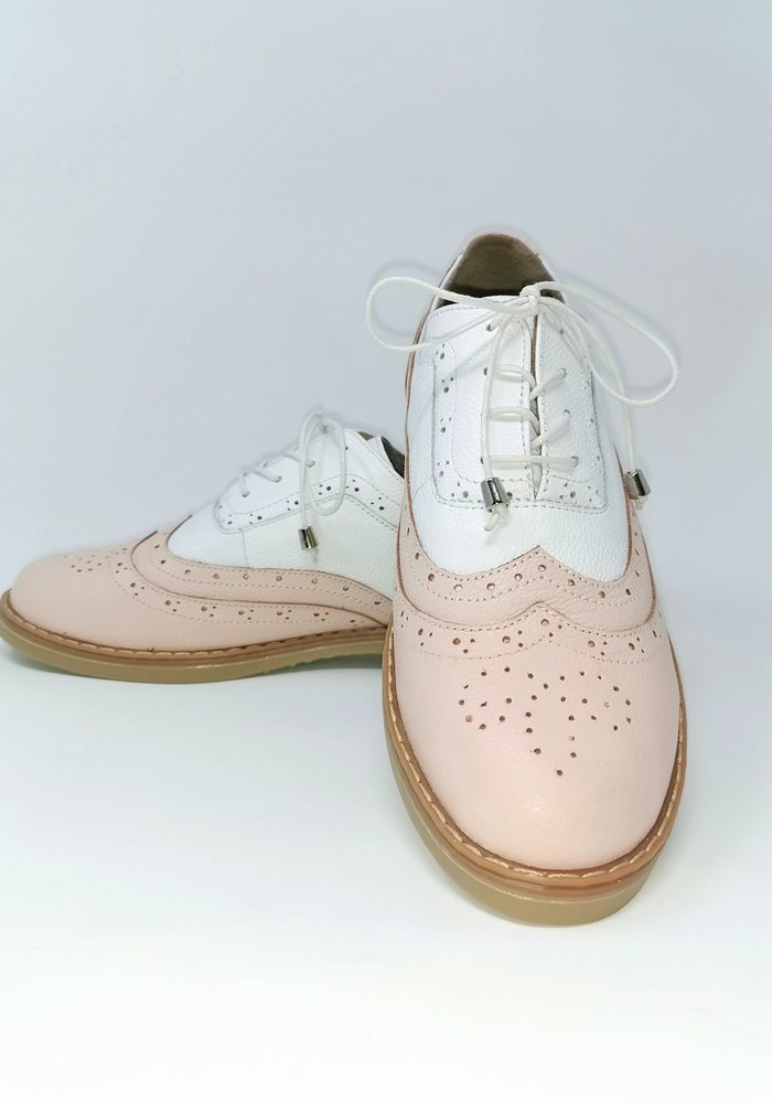 Pink Oxford Shoes