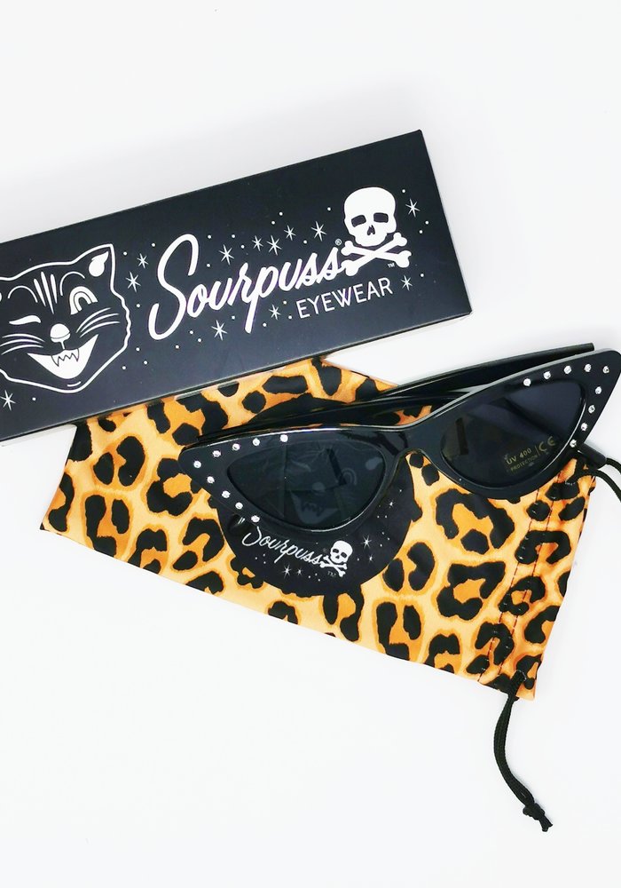 Black Diamond Cat Eye Sunglasses