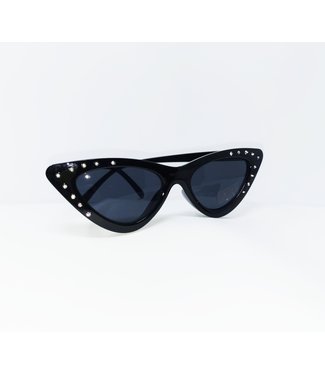 Sourpuss Black Diamond Cat Eye Sunglasses