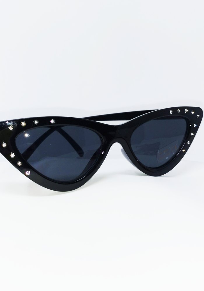 Black Diamond Cat Eye Sunglasses