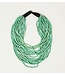 Kitsch'n Swell Collier Large Bois De Calebasse Vert