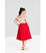 Red Paula 50's Skirt