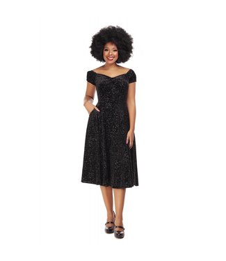 Collectif Robe Dolores Glitter Drop