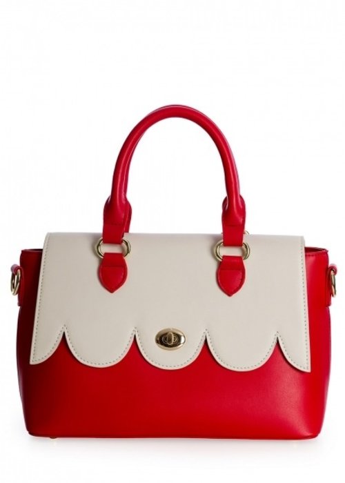 Banned Red Coquille Handbag