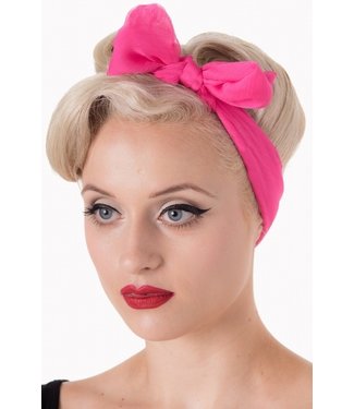 Banned Fuchsia Headscarf