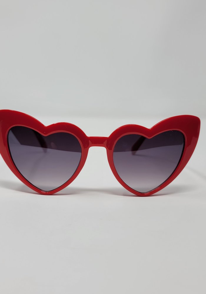 Red Heart Shape Sunglasses