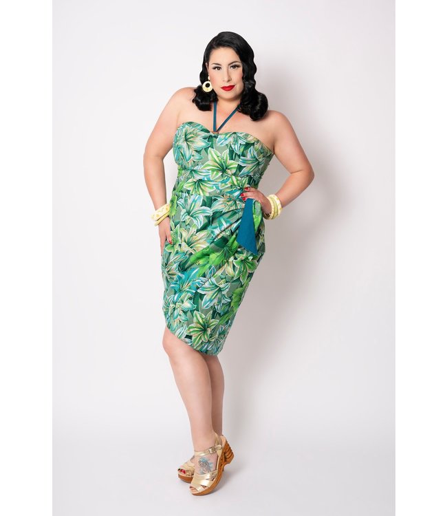 Robe Sarong Samaria Bleu