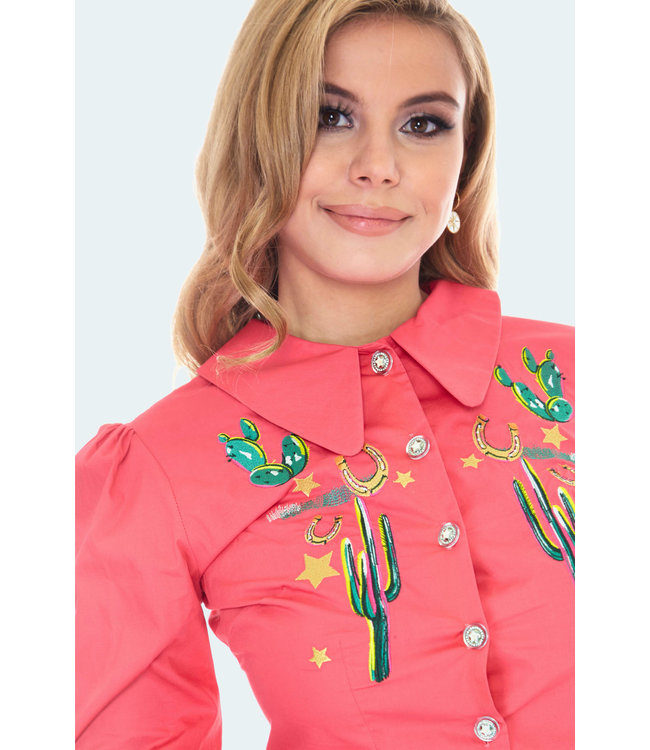 Pink Clarice Cactus Shirt