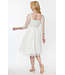 Bridal Pleated Dress With Swiss Dot