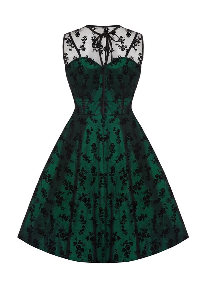 Emerald Penny Taffetas Dress
