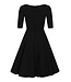 Black Trixie Swing Dress