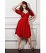 Collectif Red Trixie Doll Swing Dress