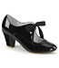 Chaussure Wiggle Noir Lustré