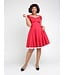 Collectif Red Mini Dolores Sweetheart Dress