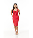 Timeless London Red Polka Dot Lyric Dress