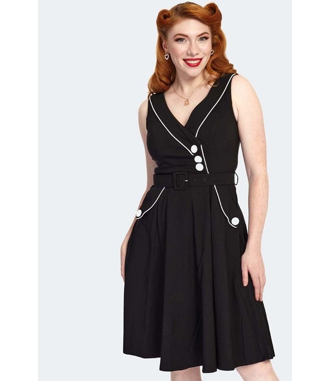 Black Mod Asymmetrical Dress