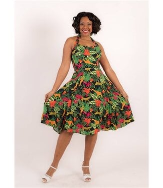 Collectif Beth Jungle Swing Dress
