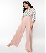 Pink Rochelle Trousers With Suspenders