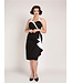 Collectif Black And White Lorna Dress