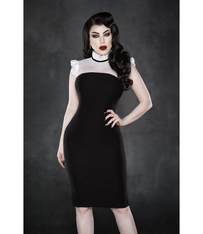 Harlot Dress In Black And White