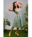 Collectif Robe Swing Jill Motel Turquoise