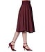 Burgundy Swing Di Di Skirt