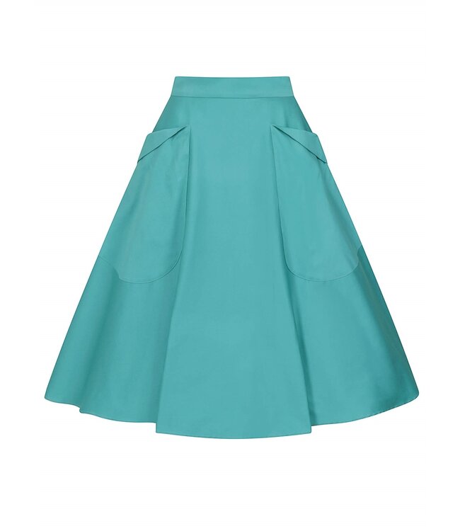 Turquoise Swing Veronica Skirt