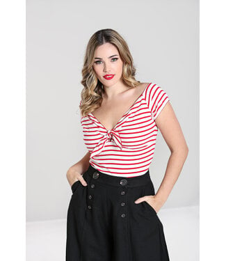 Hell Bunny Red Dolly Top