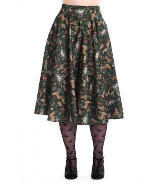 Banned Green Woodland Swing Skirt