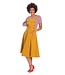 Mustard Life's A Peach Pinafore Skirt