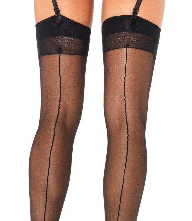 Black Seamed Fishnet Tights - What Katie Did