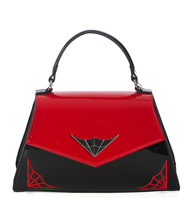 Black And Red Mini Maybelle Hand Bag