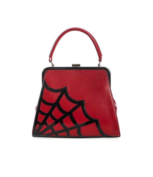 Sac Rouge Toile D'Araigné